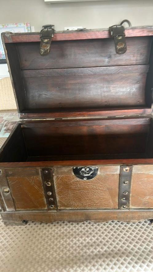 Houten koffertje, Antiek en Kunst, Curiosa en Brocante, Ophalen