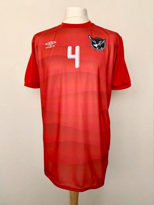 Namibia 2019-2020 home #4 match worn Umbro football shirt, Sports & Fitness, Football, Utilisé, Maillot, Taille M