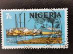 Nigéria 1973 - transport de bois, Timbres & Monnaies, Timbres | Afrique, Affranchi, Enlèvement ou Envoi, Nigeria