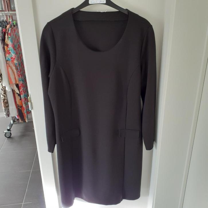 She goes LALA Pikzwarte rechte jurk Maat: 46 Prijs: € 4, Kleding | Dames, Grote Maten, Gedragen, Jurk, Zwart, Ophalen of Verzenden