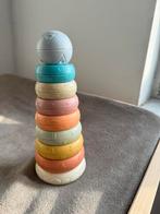 Houten stapeltoren/stapelringen- pastelkleuren, Enlèvement, Neuf