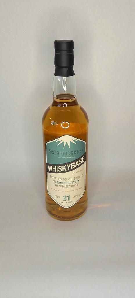 Secret Orkney 1998 WB / Whiskybase (WB) / whisky / whiskey, Verzamelen, Wijnen, Nieuw, Overige typen, Overige gebieden, Vol, Ophalen of Verzenden