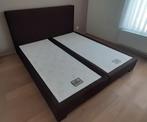 Nox Boxspring 180 cm x 200 cm inclusief hoofdbord, Maison & Meubles, Chambre à coucher | Lits boxsprings, Comme neuf, Brun, Enlèvement