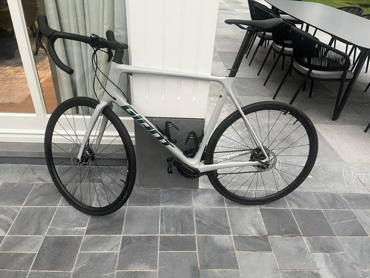 TCR Advanced 1 disc-pro compact XL concrete, Fietsen en Brommers, Fietsen | Racefietsen, Zo goed als nieuw, Heren, Giant, Meer dan 20 versnellingen