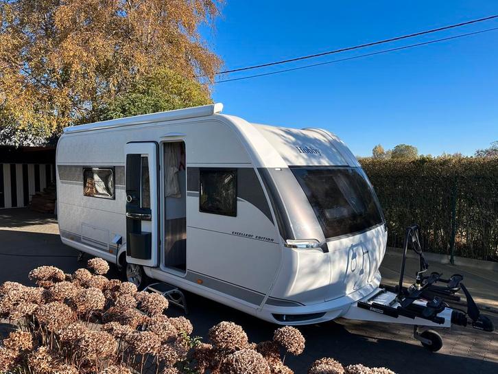 Hobby Excellent Edition 540 WLU, Caravans en Kamperen, Caravans, Particulier, tot en met 4, 1250 - 1500 kg, Rondzit, Hobby, 2 aparte bedden
