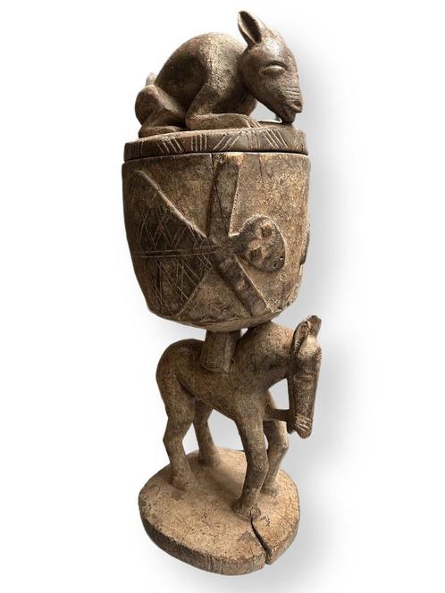 Stopzetting collectie - Bambara Zoomorphic container  - Mali, Antiek en Kunst, Kunst | Niet-Westerse kunst, Ophalen of Verzenden