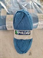 Phildar Sport wollen bal (9 middelgrote blauwe ballen)., Ophalen of Verzenden