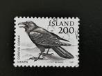 Islande 1981 - oiseaux - corbeau, Affranchi, Enlèvement ou Envoi, Islande