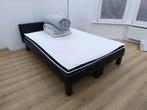 Boxspring 140x200 €200 Levering gratis, Huis en Inrichting, Slaapkamer | Boxsprings, Ophalen, Gebruikt, Bruin, Tweepersoons