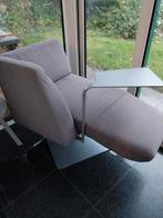 Montel Thomas B lounger met leesplank, Gebruikt, 100 tot 125 cm, Stof, 50 tot 75 cm
