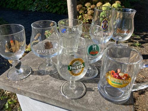 Bierglazen - diverse, Verzamelen, Glas en Drinkglazen, Zo goed als nieuw, Ophalen