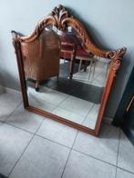 Miroir avec cadre en chêne rustique, Enlèvement