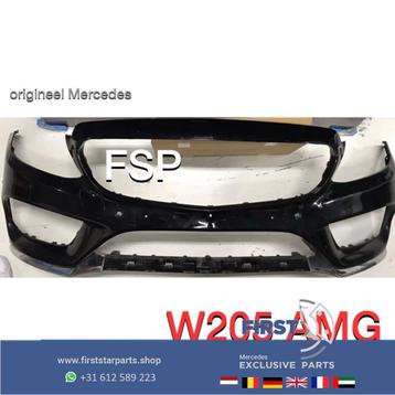 W205 AMG Voorbumper C205 Mercedes C Klasse Coupé 2014-2019 z beschikbaar voor biedingen