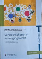 Vennootschaps- en verenigingsrecht toegepast (zesde editie), Ophalen of Verzenden, Zo goed als nieuw, Nederlands, Jean Pierre Vincke; Jeroen De Schryver