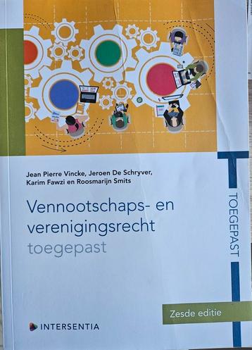 Vennootschaps- en verenigingsrecht toegepast (zesde editie) beschikbaar voor biedingen