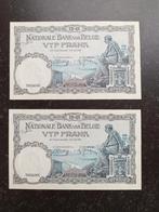 2 opeenvolgende supérieure kwaliteit 5 francs 1938!!, Ophalen of Verzenden, Setje