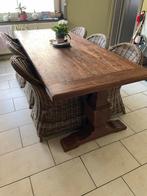 Eettafel + 6 stoelen, Huis en Inrichting, Tafels | Eettafels, Ophalen, Gebruikt