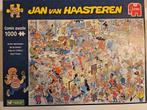 Jan van haasteren puzzels 1000 stukjes bij de kapper, Ophalen of Verzenden, 500 t/m 1500 stukjes, Zo goed als nieuw, Legpuzzel