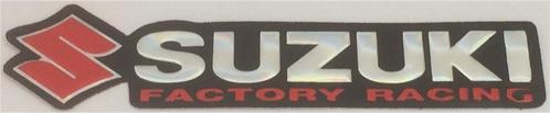 Suzuki Factory Racing metallic sticker #5, Motos, Accessoires | Autocollants, Envoi