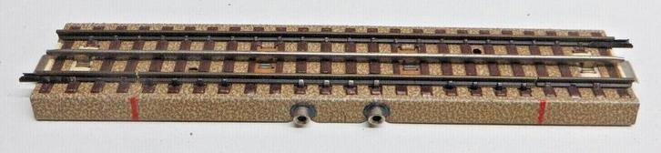 3600KG MARKLIN HO - 1 x RECHTE KONTAKTRAIL like 5105 (D23002, Hobby en Vrije tijd, Modeltreinen | H0, Gebruikt, Rails, Wisselstroom