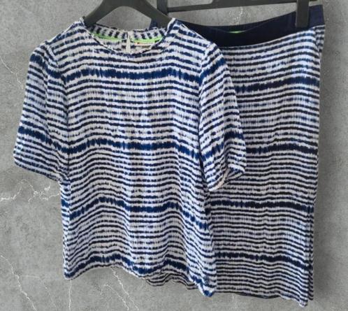 ✨️STREET ONE Set Maat 40 in uitstekende staat✨️, Kleding | Dames, Rokken, Zo goed als nieuw, Maat 38/40 (M), Blauw, Knielengte