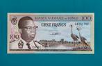 Congo 100 Francs. 1962  XF, Postzegels en Munten, Ophalen of Verzenden, Los biljet