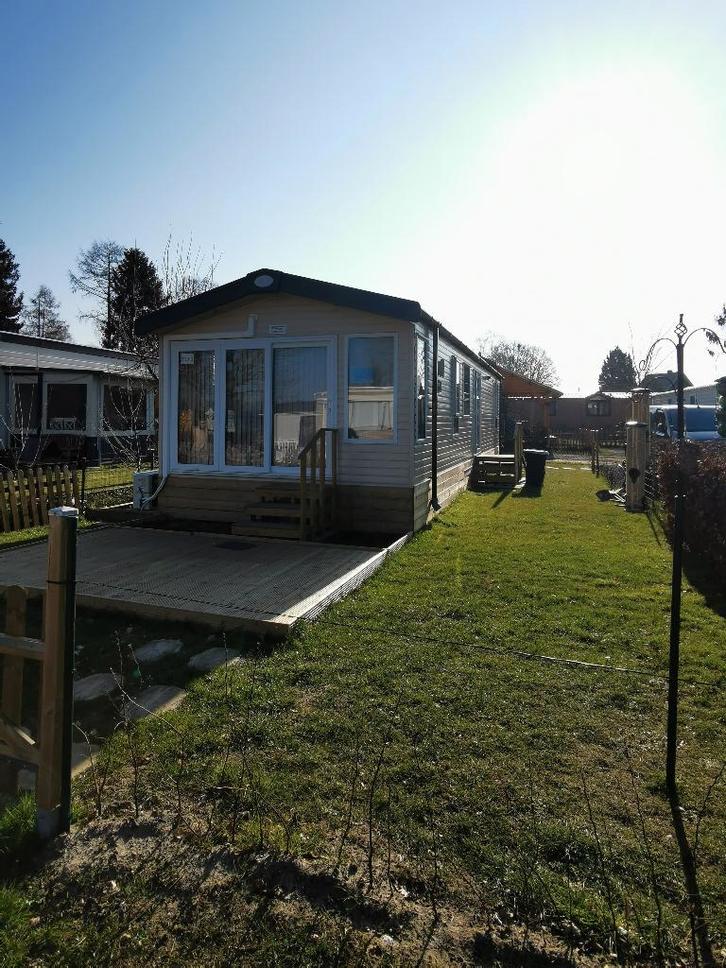 stacaravan te koop, Caravans en Kamperen, Stacaravans, tot en met 2, Ophalen