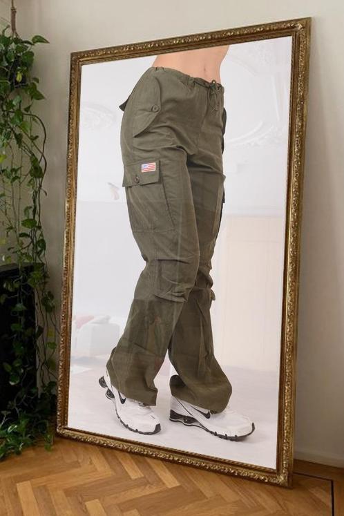 9 nieuwe Dames Microtwill cargobroeken Groen -30060, Kleding | Dames, Broeken en Pantalons, Nieuw, Maat 38/40 (M), Groen, Lang