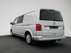 VOLKSWAGEN TRANSPORTER/ DUBBELCABINE/ L2-LONG, Auto's, Volkswagen, Cruise Control, Te koop, Zilver of Grijs, Transporter