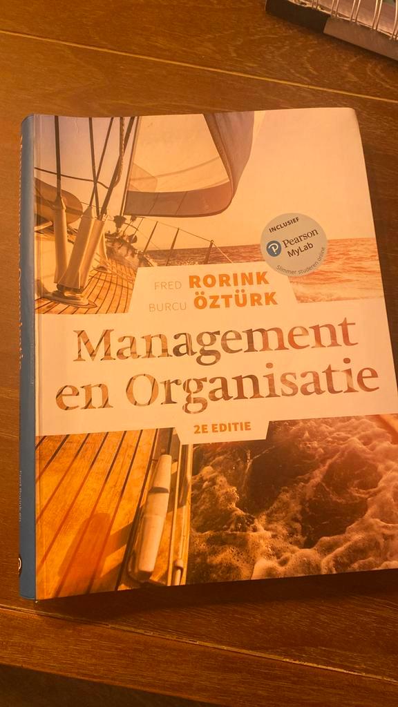 Fred Rorink - Management en organisatie, Boeken, Schoolboeken, Zo goed als nieuw, Nederlands, Ophalen of Verzenden