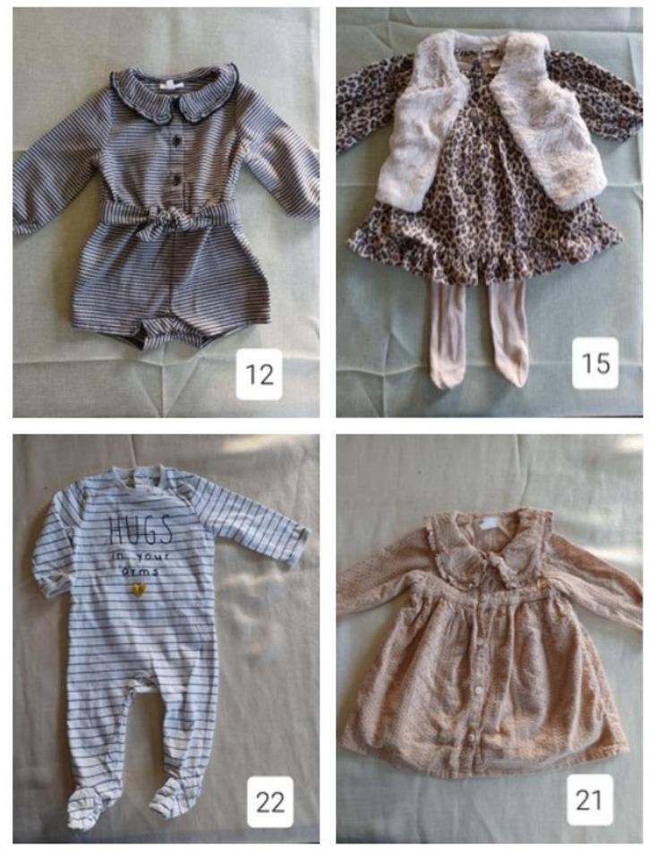pakket meisjeskledij - maat 74, Kinderen en Baby's, Babykleding | Maat 74, Zo goed als nieuw, Meisje, Setje, Ophalen of Verzenden