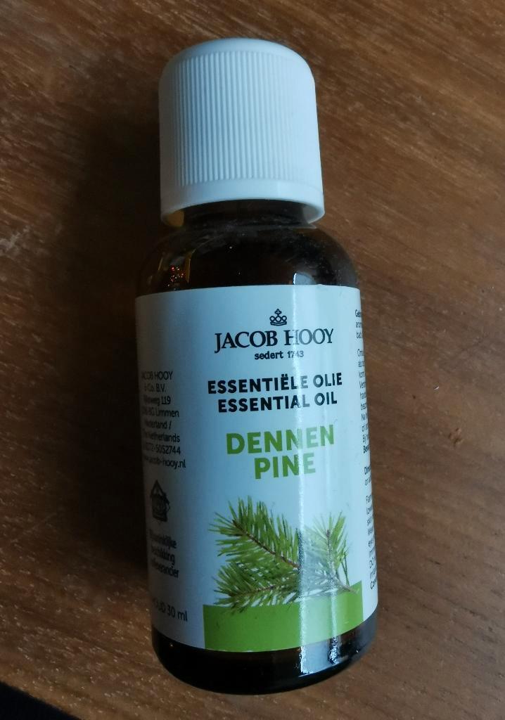 Etherische olie dennen 25 ml., Huis en Inrichting, Woonaccessoires | Overige, Gebruikt, Ophalen of Verzenden
