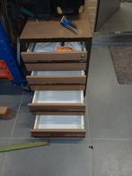 kastje BULO met 4 sterke lades voor bij werkbank, Doe-het-zelf en Bouw, Werkbanken, Ophalen, Gebruikt, Minder dan 70 cm
