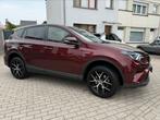 Toyota RAV-4 HYBRIDE 1eigenaar 77395km XENON, Autos, Toyota, Rouge, Euro 6, Noir, 5 portes