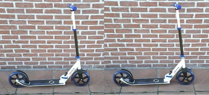 Kindersteps met grote wielen en opvouwbaar, Fietsen en Brommers, Steps, Zo goed als nieuw, Ophalen