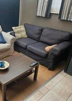 Tweepersoons zetel + salontafeltje (ikea), Huis en Inrichting, Zetels | Zetels, Ophalen, Hout, Gebruikt, 150 tot 200 cm