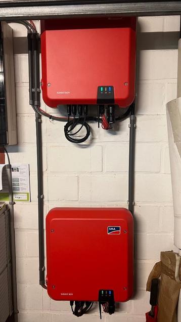 2 SMA omvormers voor zonnepanelen (5 kW + 3 kW) beschikbaar voor biedingen