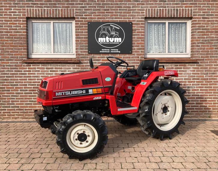 Minitractor Mitsubishi MT20 - 3cilinder - 4x4, Zakelijke goederen, Landbouw | Tractoren, Ophalen of Verzenden