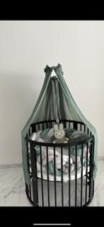 Baby box rond inclusief matras en beschermkussen, 3 standen, Kinderen en Baby's, Ophalen, Zo goed als nieuw, Rond