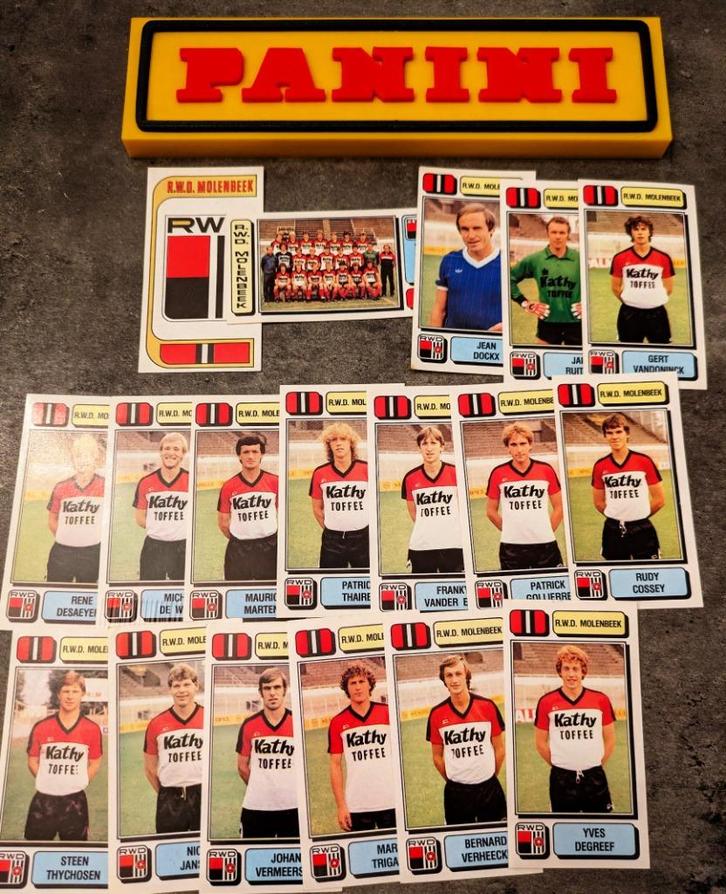 PANINI FOOTBALL 83 RWDM MOLENBEEK 18 STICKERS 1983, Hobby en Vrije tijd, Stickers en Plaatjes, Nieuw, Verzenden