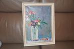 schilderij 'bloemen in een vaas', Antiek en Kunst, Ophalen of Verzenden