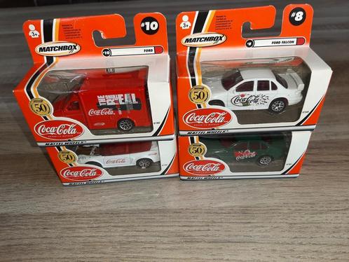 4x Matchbox Ford - Coca-Cola, Hobby en Vrije tijd, Modelauto's | Overige schalen, Zo goed als nieuw, Auto, Ophalen of Verzenden