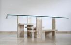 Willy Ballez coffee table - Vintage travertine salontafel, Ophalen