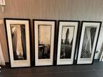 4 kaders met afbeeldingen van gebouwen in New York, Ophalen, Zo goed als nieuw