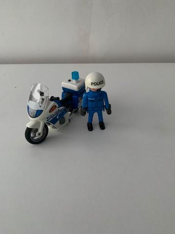 Politie motor playmobil 