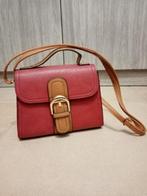 Handtas rood/bruin, Handtassen en Accessoires, Tassen | Damestassen, Ophalen, Zo goed als nieuw, Rood, Handtas