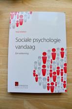 Sociale psychologie vandaag - Rudy Schellaert, Ophalen, Zo goed als nieuw, Hoger Onderwijs, Intersentia