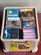 Bak met een 80 tal CDS, Cd's en Dvd's, Ophalen, Gebruikt