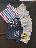 7 T-shirts met korte mouwen - maat 80, Ophalen