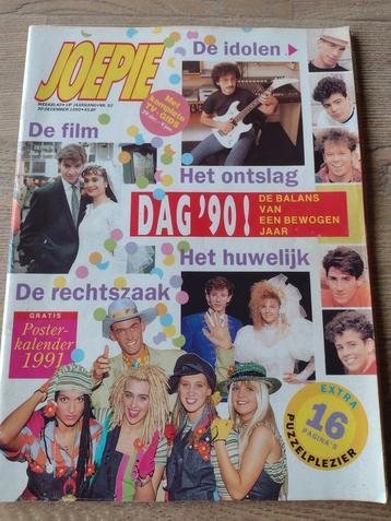 JOEPIE MAGAZINE 1990: KOEN WOUTERS-BART PEETERS-CLOUSEAU beschikbaar voor biedingen